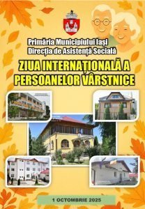 [ad_1] Primăria Municipiului Iași, prin Direcția de Asistență Socială, organizează marți, 1 octombrie 2025, un eveniment special dedicat seniorilor cu ocazia Zilei Internaționale a Persoanelor Vârstnice