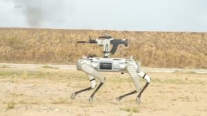 Câini roboți, antrenați în Rusia, în cadrul exercițiului trilateral China-Rusia-Mongolia