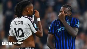 Juventus învinge Inter Milan cu 4-3: frații francezi Khephren și Marcus Thuram marchează în Serie A