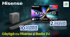 Joacă și câștigă cu Hisense pe Radio ZU!