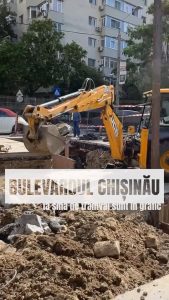 Bulevardul Chișinău se transformă: lucrări în plină desfășurare pentru noua linie de tramvai, anunță Primarul Stelian Bujduveanu