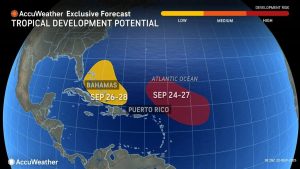NHC monitorizează două sisteme tropicale. Iată prognoza pentru județul Polk.
