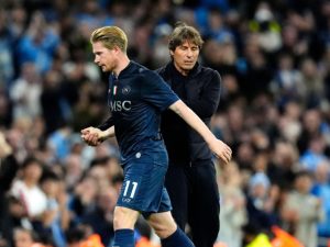 Antonio Conte regretă schimbarea lui De Bruyne în minutul 26 la Manchester City – Napoli