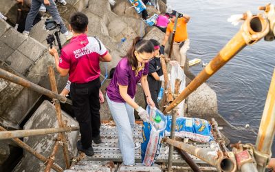 Okada Manila coastal cleanup nets community support