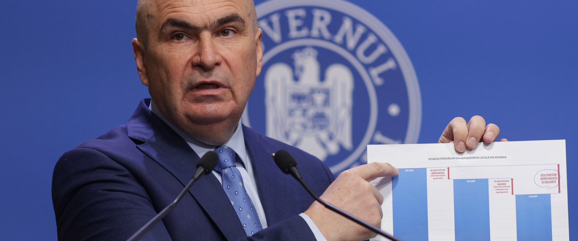 Conferința de presă a premierului României organizată la Palatul Victoria, în București, 2 septembrie 2025. Inquam Photos / Octav Ganea