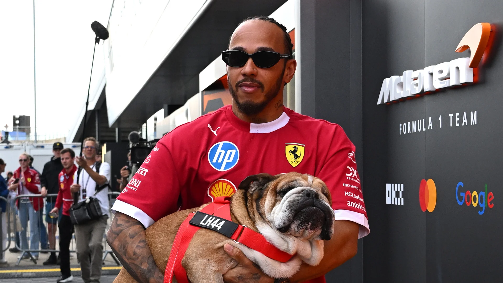 Lewis Hamilton oferă detalii despre starea de sănătate a câinelui său Roscoe după retragerea din testul de anvelope.