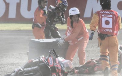 Jorge Martin suffers “displaced fracture” during Japanese MotoGP Sprint collision
