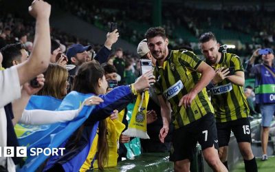 Kairat Almaty players celebrate