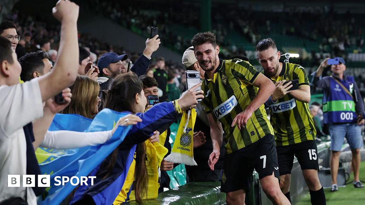 Kairat Almaty players celebrate