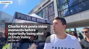 ACTUALIZARE: Charlie Kirk, activist conservator și susținător al lui Trump, împușcat în gât la o universitate din Utah.