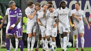 Napoli învinge Fiorentina cu 3-1: penalty-uri pentru De Bruyne, Hojlund, Beukema, Ranieri.