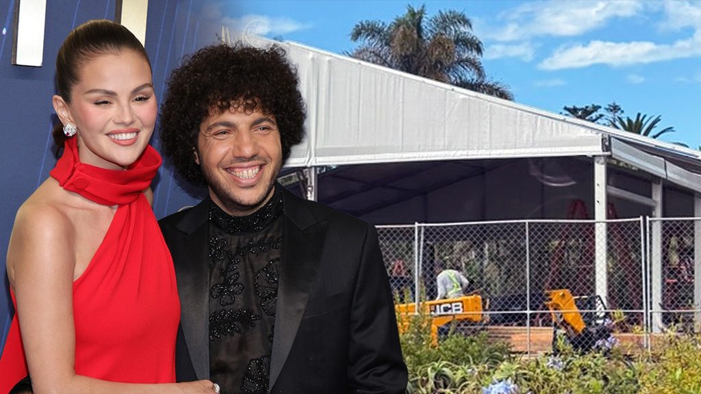 Selena Gomez & Benny Blanco's Weekend Wedding Taking Shape, See Pics