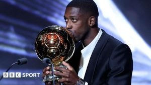 Ousmane Dembélé câștigă Balonul de Aur: Atacantul lui Paris St-Germain primește distincția