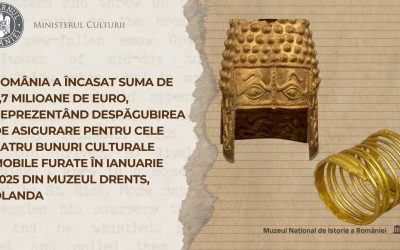 România a încasat suma de 5,7 milioane de euro, reprezentând despăgubirea de asigurare pentru cele patru bunuri culturale mobile furate în ianuarie 2025 din Muzeul Drents, Olanda
