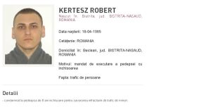 Un bărbat din Bistrița-Năsăud, căutat internațional în lista celor mai căutați, deportat în România de către Poliția Română; condamnat la șase ani de închisoare pentru trafic de minori și proxenetismea noastră”