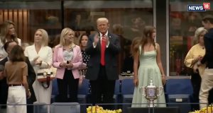 Campionatul final al US Open începe cu întârziere din motive de securitate, în timp ce Donald Trump primește aplauze și huiduieli în timpul evenimentuluiea noastră”