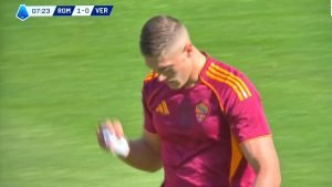 Roma, Dovbyk deschide scorul în meciul cu Verona