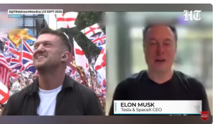 Elon Musk solicită desființarea parlamentului britanic și înlocuirea guvernului, în timpul unui eveniment de extremă dreaptă la Londra, adresându-se publicului prin videoconferință