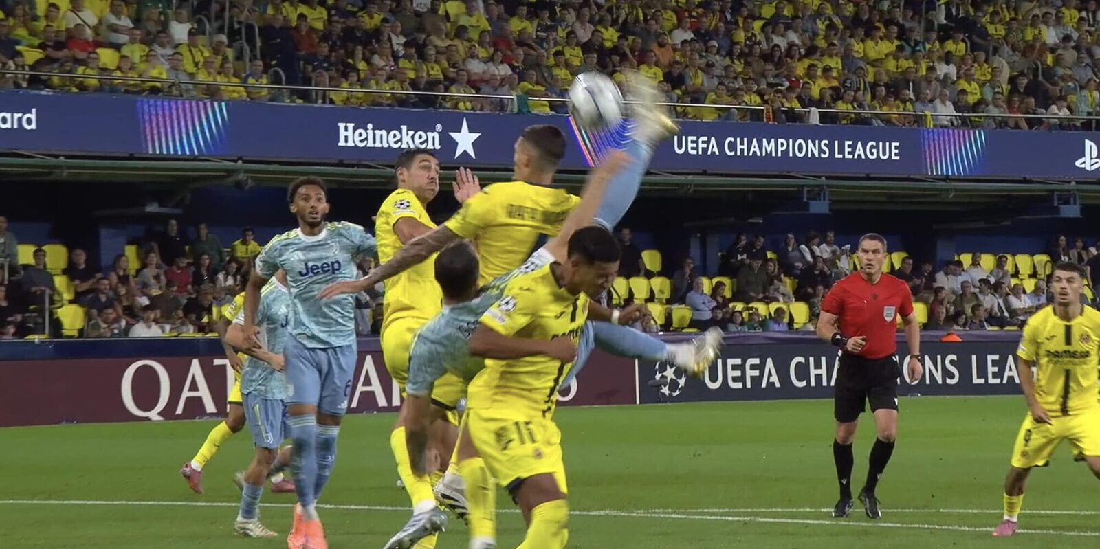 Formații și rezultate live cu Villarreal