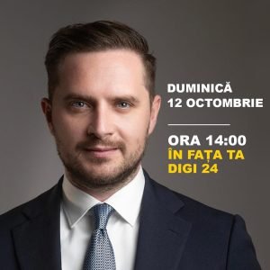 Primarul Stelian Bujduveanu, invitatuspecial la Digi24: “Ne vedem astăzi, la ‘În fața ta'”