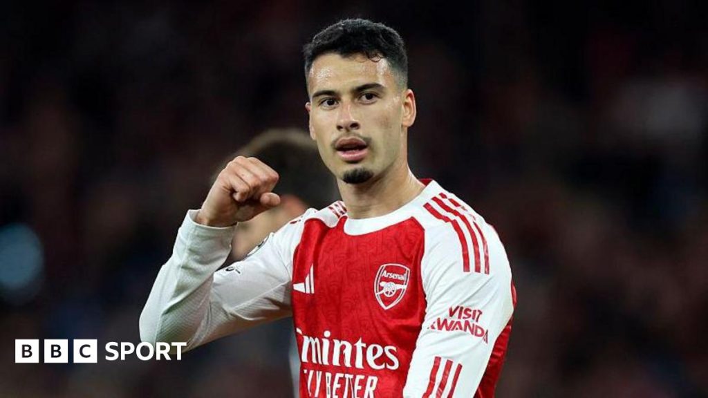 Arsenal 2-0 Olympiacos: Gabriel Martinelli and Bukayo Saka on target