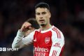 Arsenal 2-0 Olympiacos: Gabriel Martinelli and Bukayo Saka on target