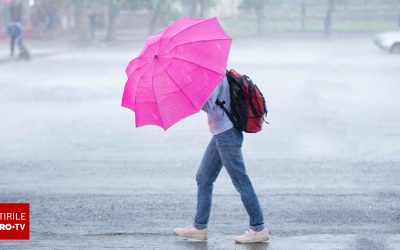 Cod portocaliu de ploi și ninsori, începând de joi. Care sunt zonele vizate de avertizarea meteo de vreme rea. HARTĂ