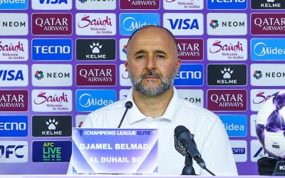 Al Duhail coach Djamel Belmadi; Pic: Al Duhail / X