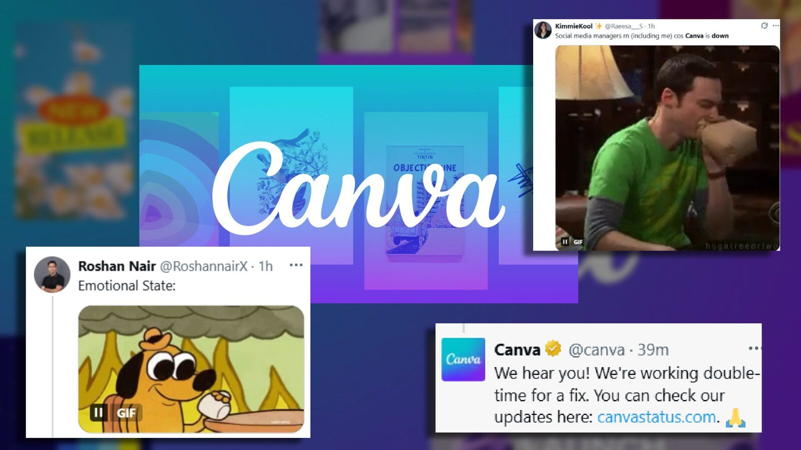[ad_1] Online graphic design service Canva se confruntă cu o întrerupere globală, afectând utilizatorii care depind de platformă pentru proiecte, prezentări de ultim moment și urări de Diwali