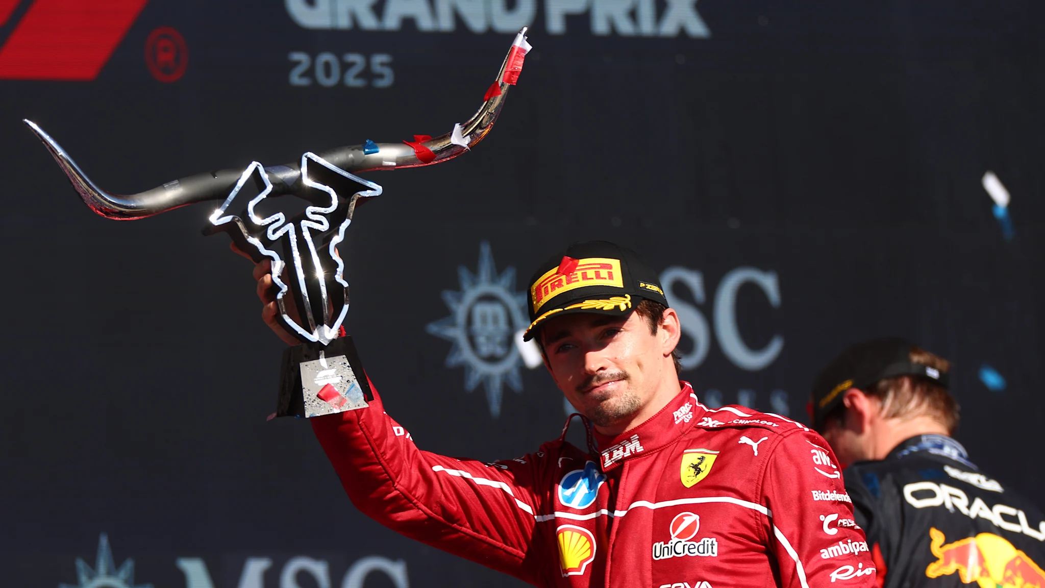 Charles Leclerc se declară „foarte fericit” de podiumul din GP-ul SUA după o „a doua parte dificilă a anului”