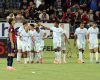 CAGLIARI, ITALY - SEPTEMBER 27: Francesco Esposito of Inter celebrates his goal 0-2 with the team mates during the Serie A match between Cagliari Calcio and FC Internazionale at Stadio Sant