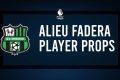 Alieu Fadera prop bets & odds to score a goal October 3