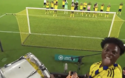 Cristiano Ronaldo shows IShowSpeed how to play the drums after Al Nassr victory
