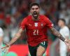 Rúben Neves festeja o gol que deu a vitória aos portugueses diante dos irlandeses
