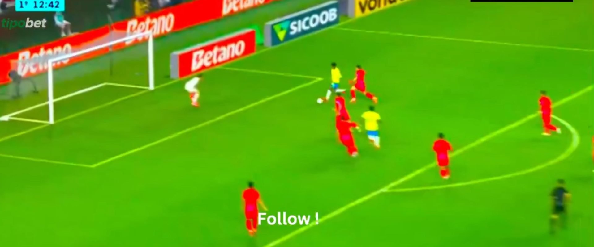 Estevao Willian scores for Brazil.