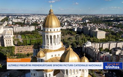 Ultimele pregătiri premergătoare sfințirii picturii Catedralei Naționale
