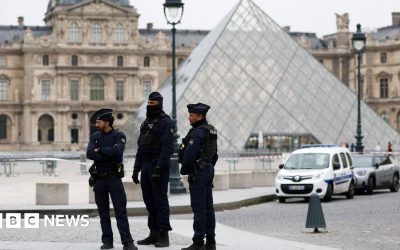 Thieves steal jewels of 'incalculable' value in seven-minute heist at Louvre museum in Paris