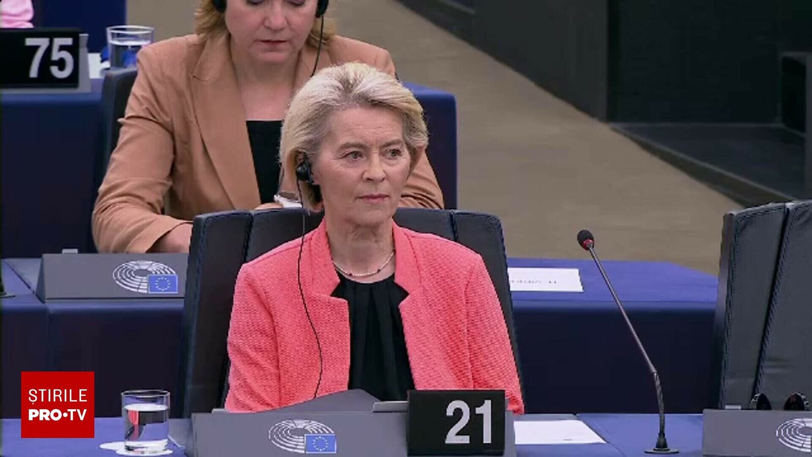 Împotriva Comisiei Europene se dezbat la Strasbourg două moțiuni de cenzură, Ursula von der Leyen, din nou în vizor.