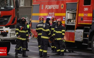 Pompierii au intervenit în București în urma fenomenelor extreme. Meteorologii au anunțat vreme severă