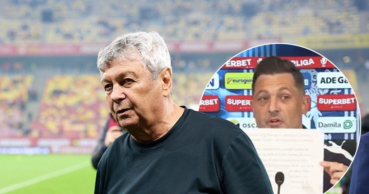 „Lucescu îl sfătuiește pe Rădoi să învețe să citească, răspunzând acuzațiilor acestuia.”