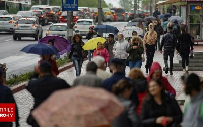 Vremea se schimbă radical în România. Furtuni violente în București. Zonele unde va fi viscol