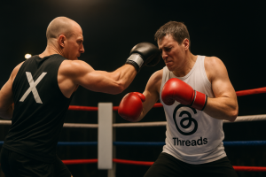 Threads de la Meta se confruntă cu X-ul lui Elon Musk într-o competiție ce ar putea modifica clasamentul