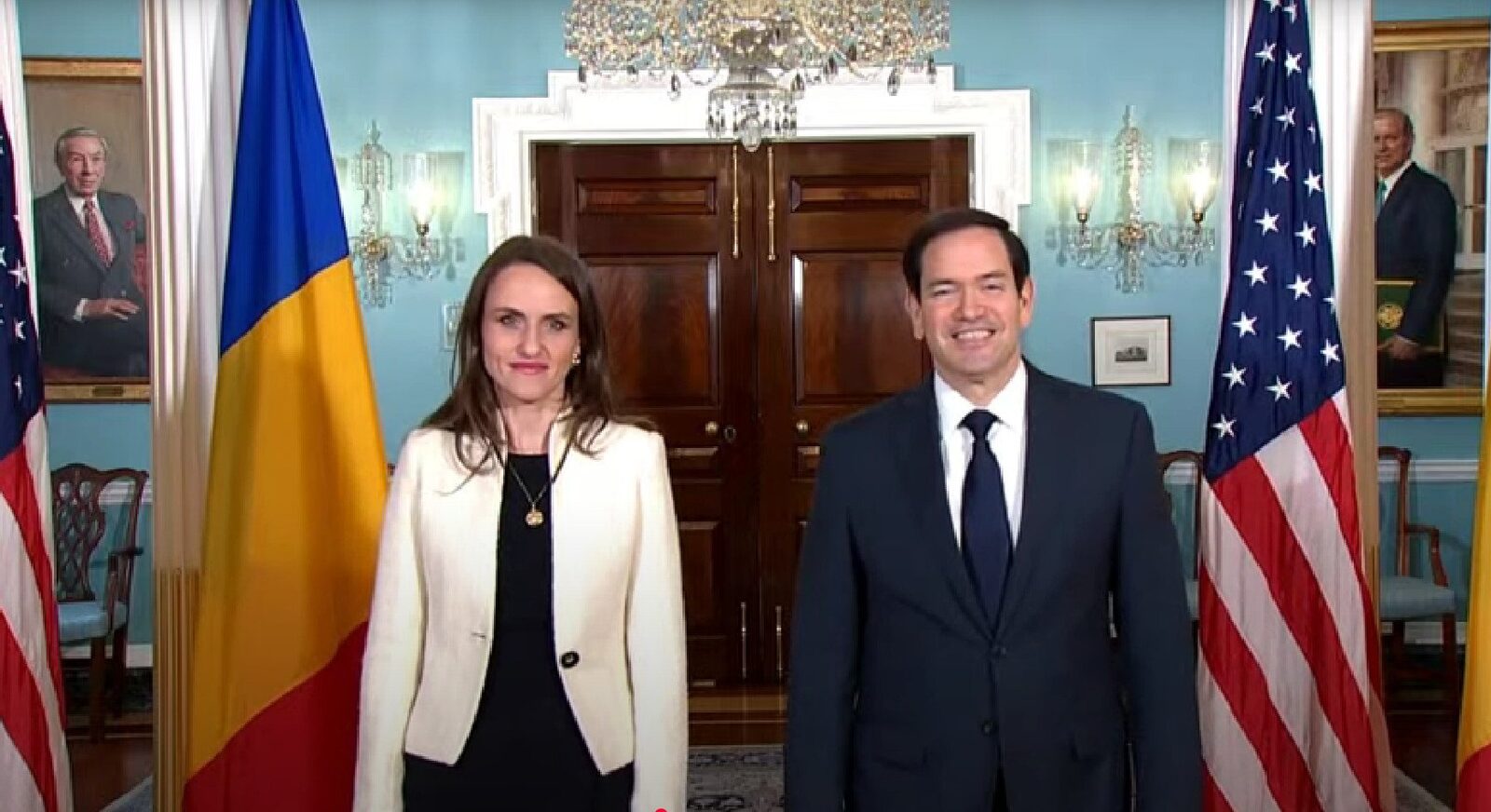 Departamentul de Stat al SUA felicită România pentru angajamentele în domeniul apărării și pentru contribuția sa la securitatea în Marea Neagră, după discuția secretarului Marco Rubio cu Oana Țoiu
