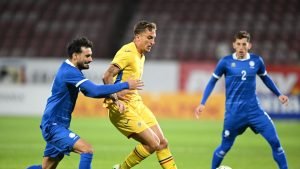 România U21 învinge Cipru U21 cu 1-0, în direct pe Pro Arena și VOYO | „Tricolorii mici” au marcat primul gol prin Trică