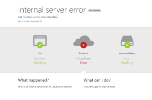 Site-uri românești offline, afectând 20% din internetul global