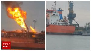 Rusia intensifică atacurile la granița României; petrolier cu GPL în flăcări la Plauru, evacuați locuitorii.
