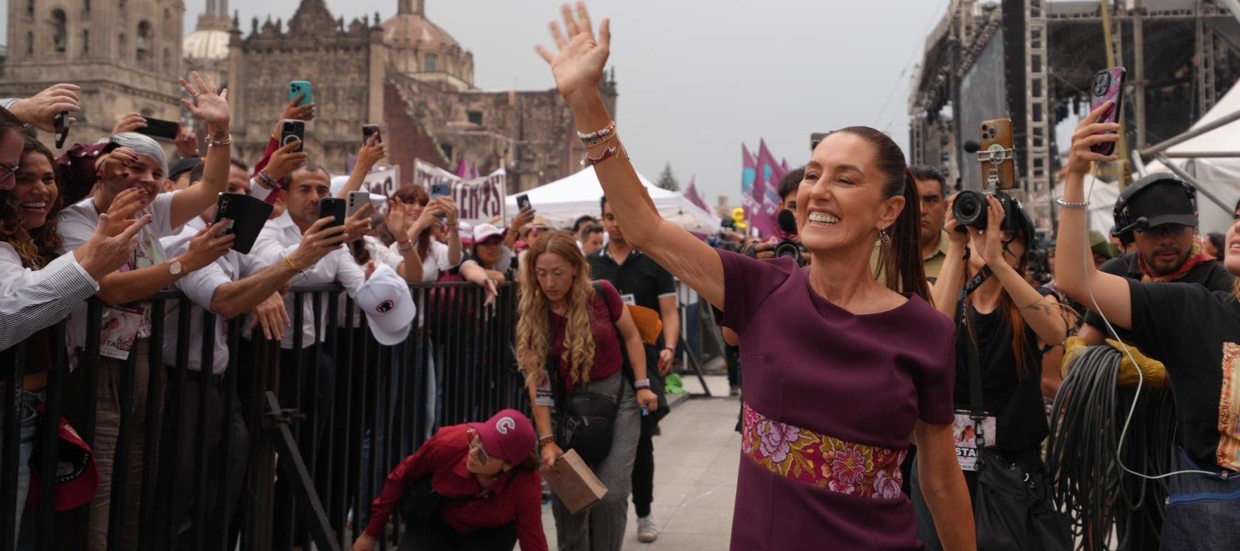 Mexicul propune o strategie pentru combaterea hărțuirii sexuale, după ce președinta Claudia Sheinbaum a fost atinsă în mod inadecvat în public