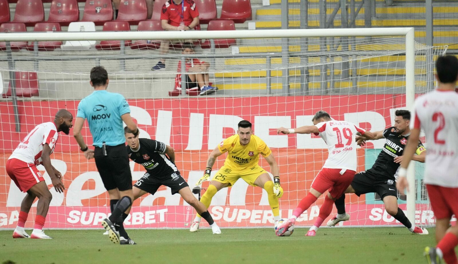 [ad_1] FC Hermannstadt – UTA Arad: Un duel crucial în Superligă Partida dintre FC Hermannstadt și UTA Arad, din etapa 18 a Superligii României, a început la ora 15:00 pe Stadionul Municipal din Sibiu