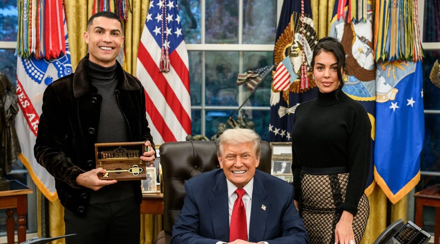 Darul special oferit de Donald Trump către Cristiano Ronaldo: „Cheia fostei case prezidențiale”