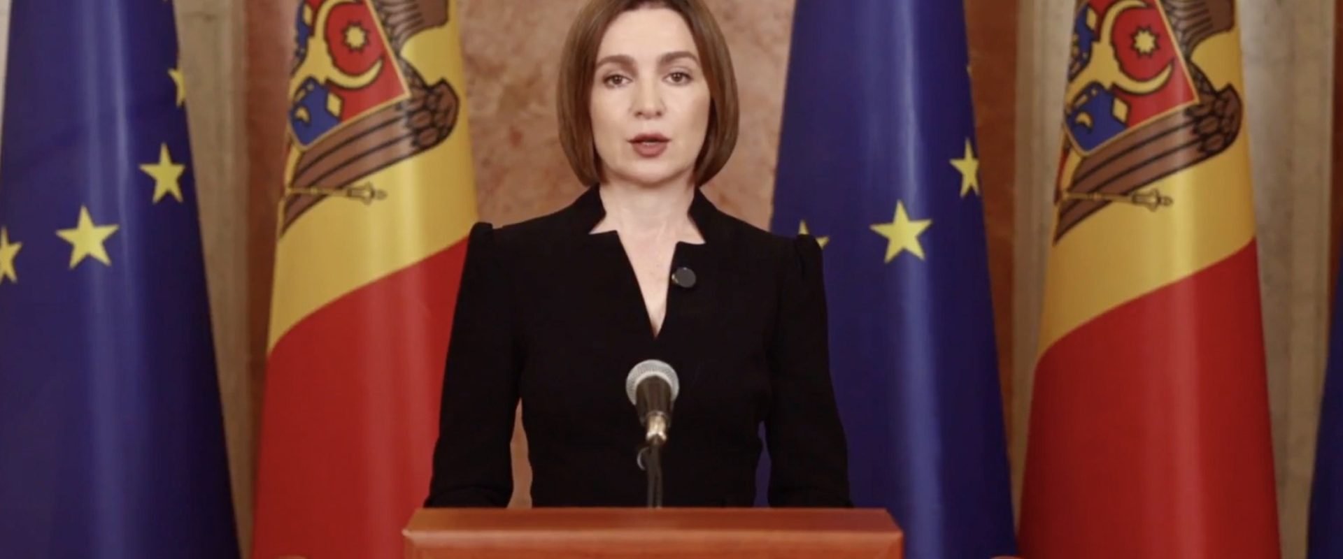 Maia Sandu critică agresiunile Rusiei asupra Ucrainei și incursiunile aeriene în spațiul Moldovei: Un astfel de discurs nu aparține diplomației